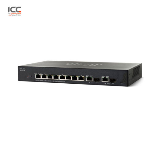 سوئیچ شبکه سیسکو 8 پورت SF302-08PP Cisco Managed PoE Switch