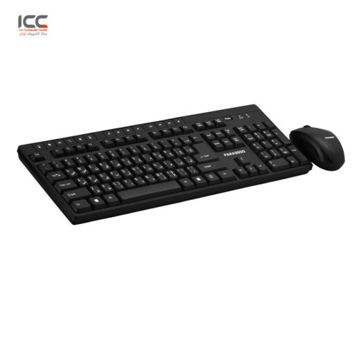 ماوس و کیبورد بی سیم فراسو مدل FCM-4848RF BLACK
