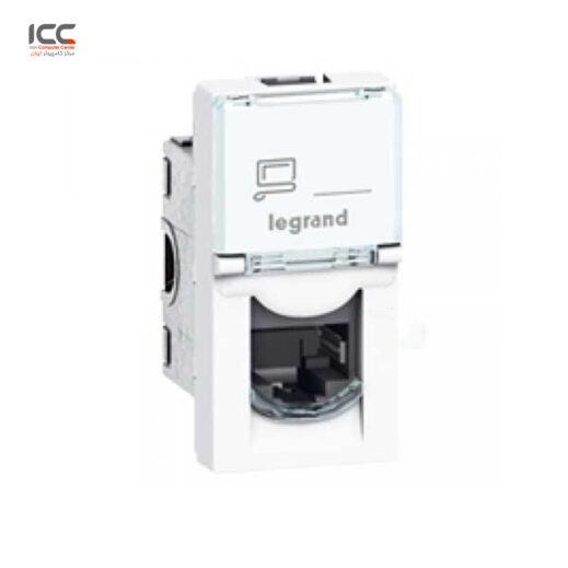 کیستون شبکه 1 ماژول باریک لگراند Cat6 UTP 076561