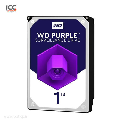 هارددیسک اینترنال وسترن دیجیتال مدل Purple WD10PURX ظرفیت 1 ترابایت