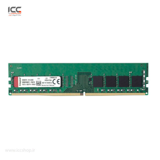 رم کامپیوتر DDR4 دو کاناله 2400 مگاهرتز CL17 کینگستون ظرفیت 4 گیگابایت