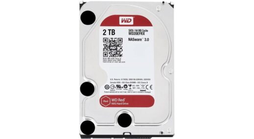 هارددیسک اینترنال وسترن دیجیتال مدل WD20EFRX  RED 2TB - Image 3