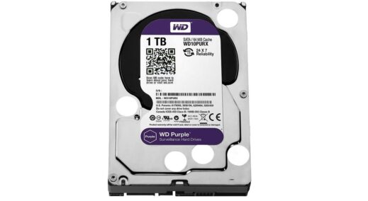 هارددیسک اینترنال وسترن دیجیتال مدل  WD10PURX PURPLE 1TB - Image 3