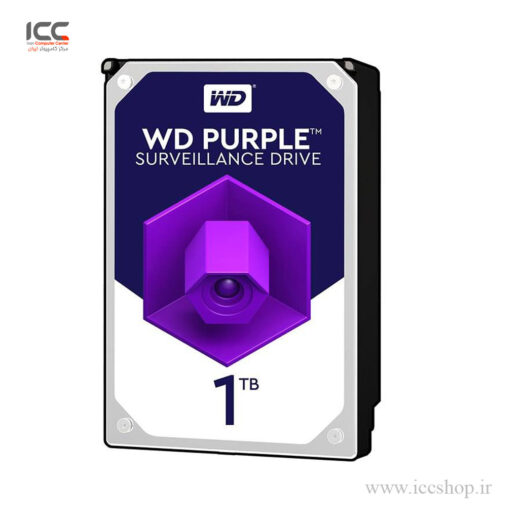 هارددیسک اینترنال وسترن دیجیتال مدل Purple WD10PURX ظرفیت 1 ترابایت