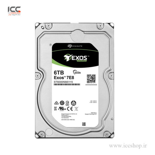 هارددیسک اینترنال سیگیت مدل ST6000NM0115  Exos 6TB
