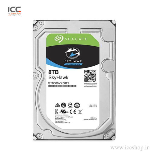 هارددیسک اینترنال سیگیت مدل ST8000VX0022  SkyHawk 8TB