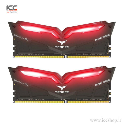 رم دسکتاپ TEAM GROUP NIGHTHAWK 16GB DUAL 3200