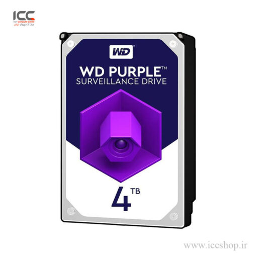 هارددیسک اینترنال وسترن دیجیتال مدل Purple WD40PURX 4TB