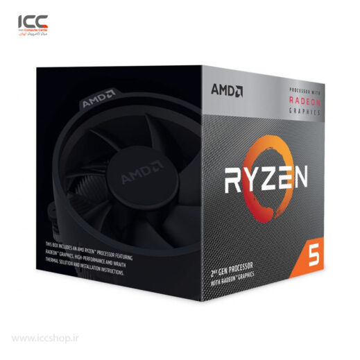 پردازنده مرکزی ای ام دی مدل RYZEN 5 3400G