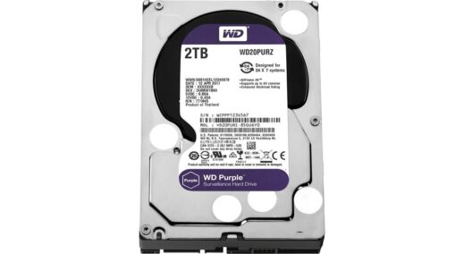 هارددیسک اینترنال وسترن دیجیتال مدل Purple WD20PURZ ظرفیت 2 ترابایت - Image 3