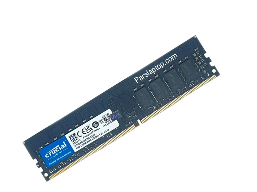 رم کامپیوتر دسکتاپ Crucial ظرفیت ۴ گیگابایت | Crucial 4GB DDR4 2666MHz